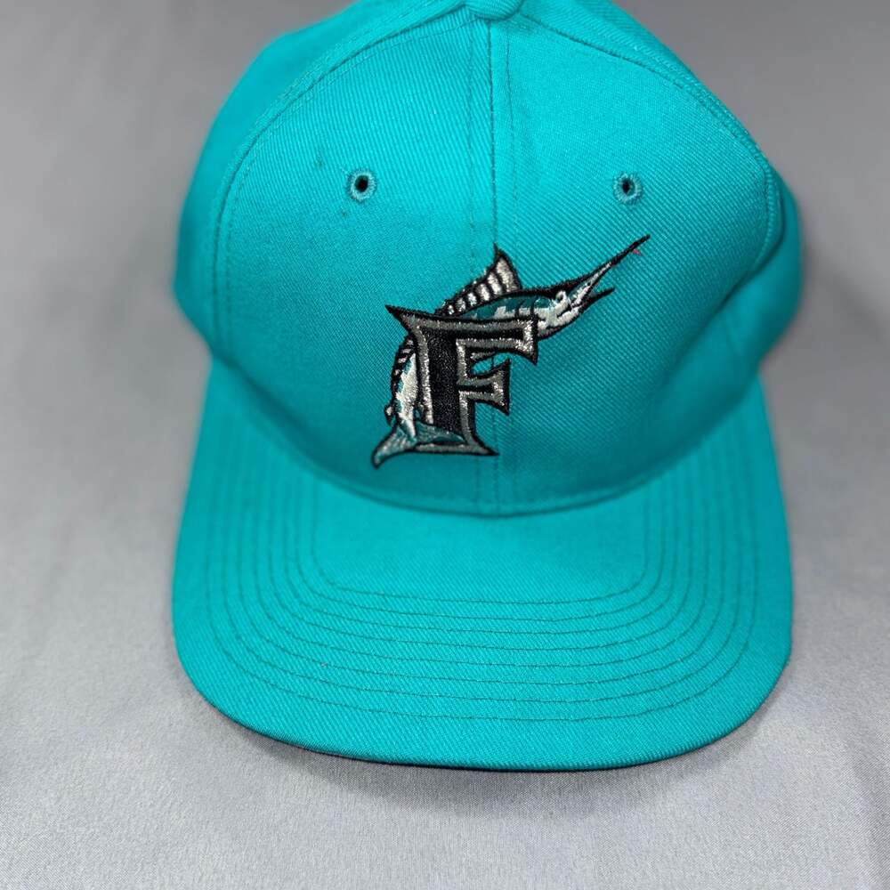 Vintage Starter Florida Marlins The Natural Snapback Hat